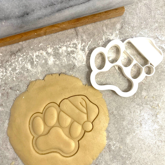 Christmas Paw Cookie Cutter