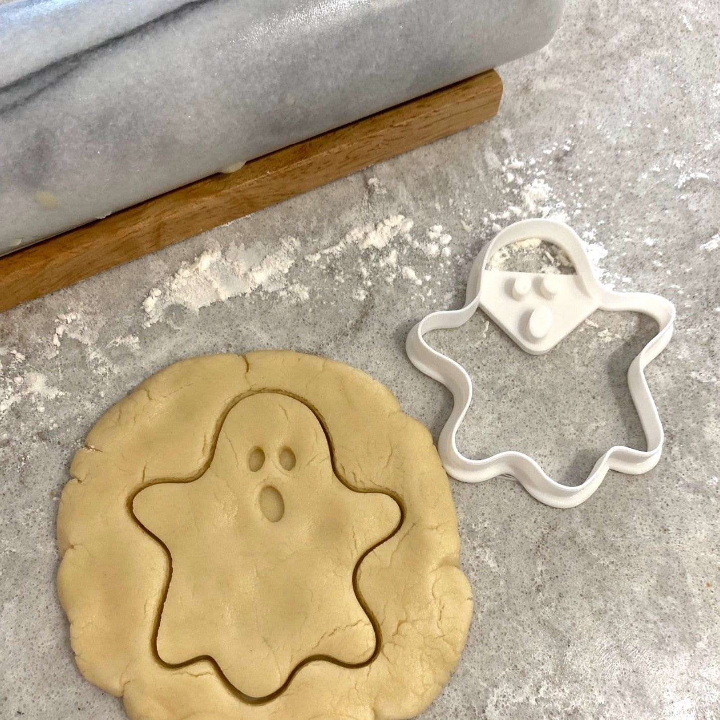 Ghost with Eyes Cookie Cutter